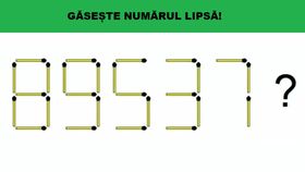 Test de inteligență. Ai un IQ de peste 140 dacă poți găsi numărul lipsă în 5 secunde!